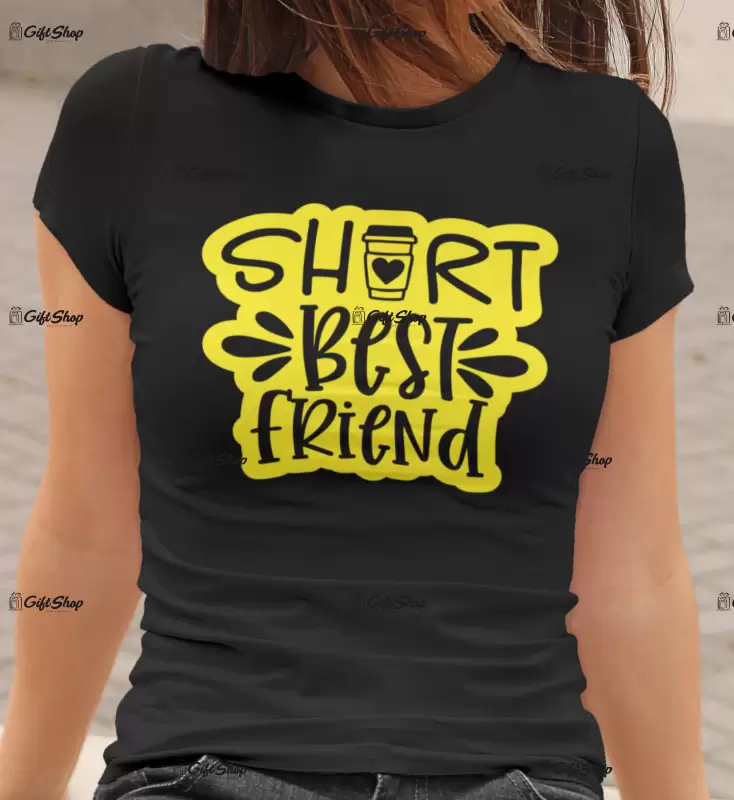 Short best friend , tricou cu mesaj.